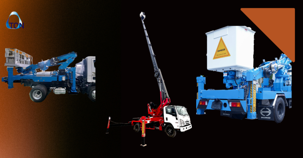 Xe nâng người làm việc trên cao