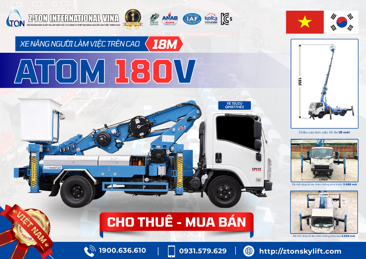 Xe nâng ATOM 180V