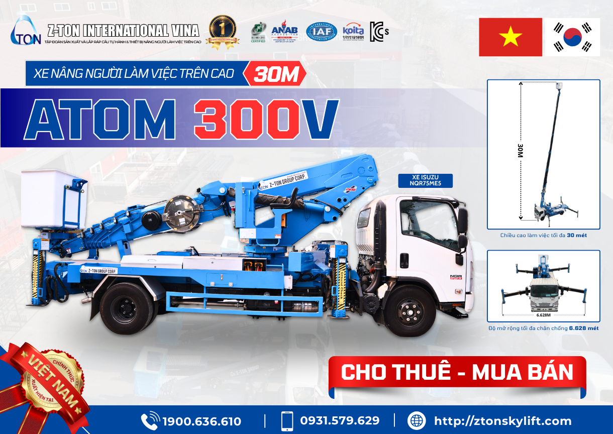 Xe nâng ATOM 300V